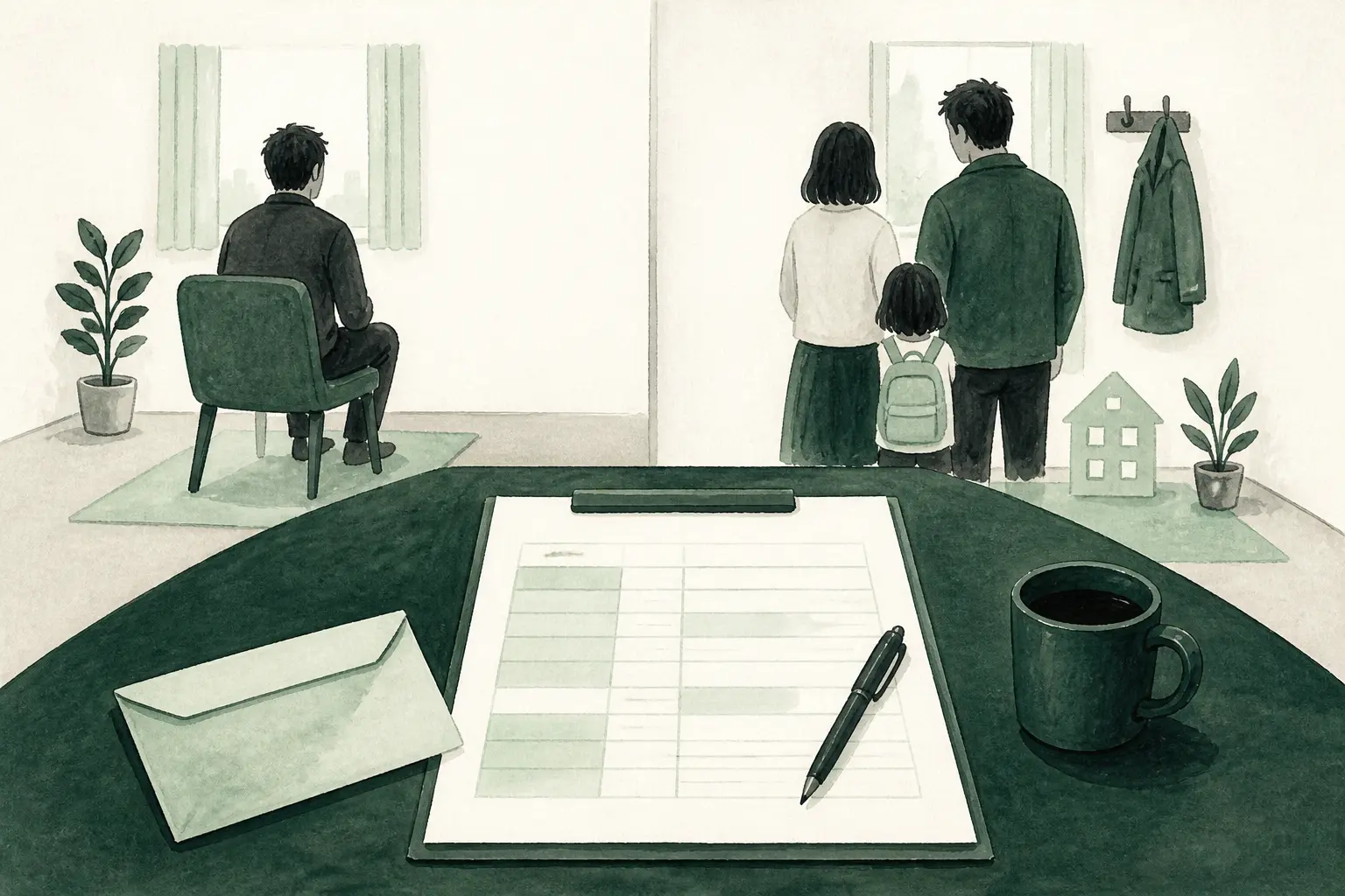 Illustration d’un budget mensuel et de deux foyers, pour comprendre je touche 800 euro ai je droit rsa selon la composition du foyer